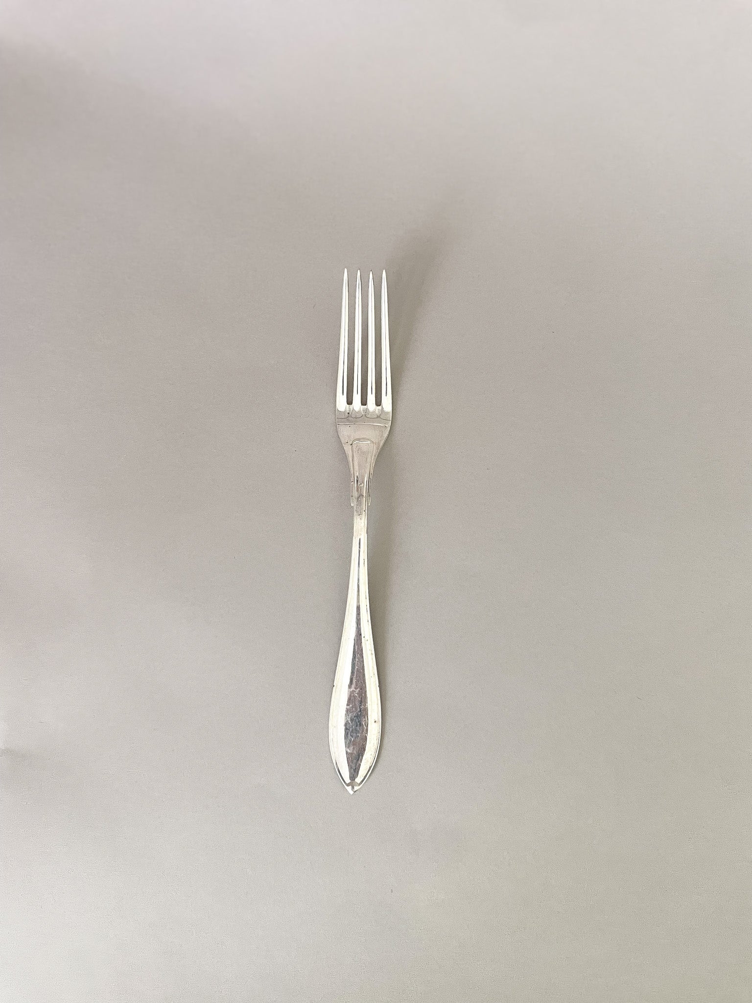 Posrebrzany widelec obiadowy no.1