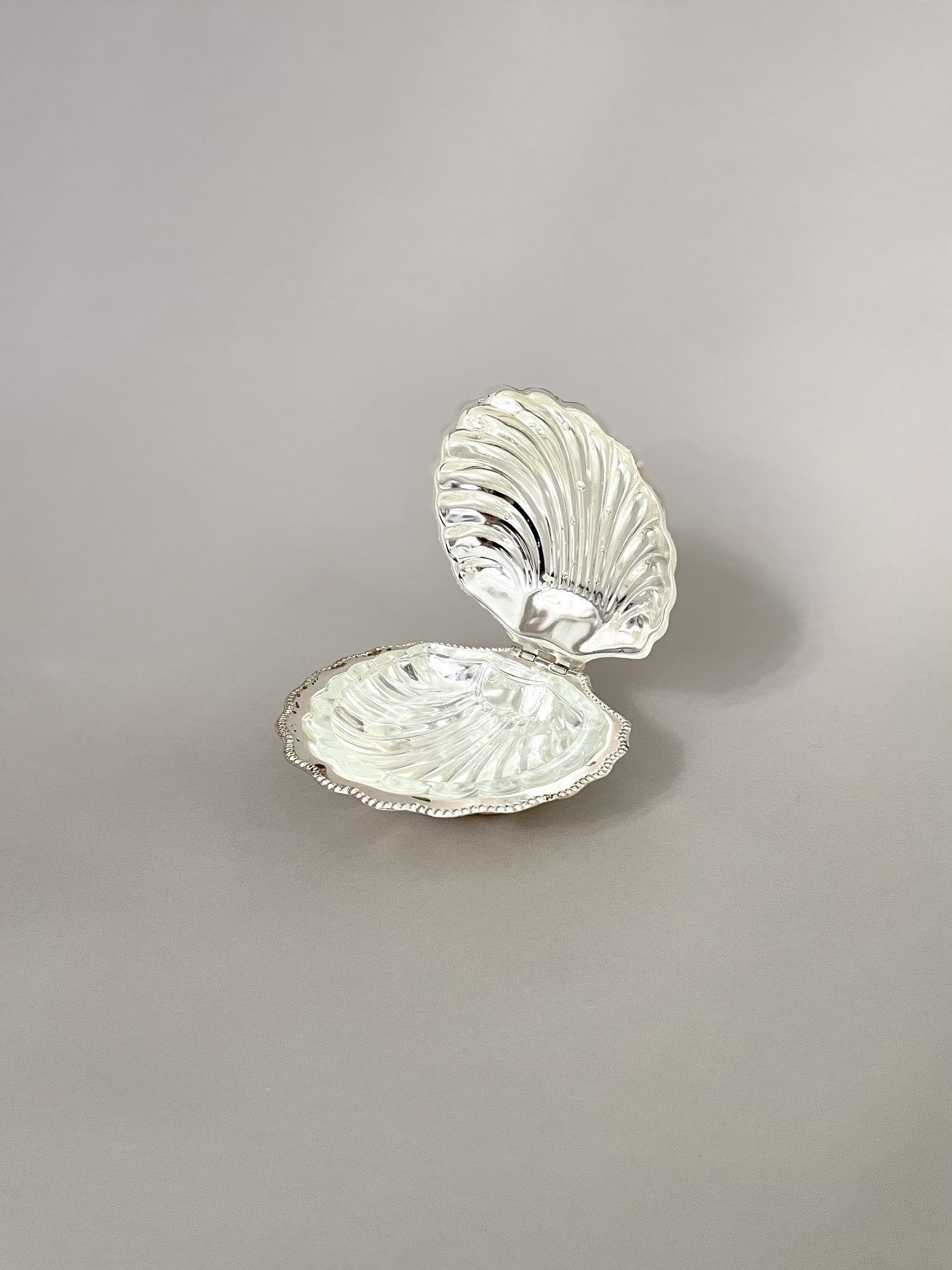 Posrebrzana muszla no.3