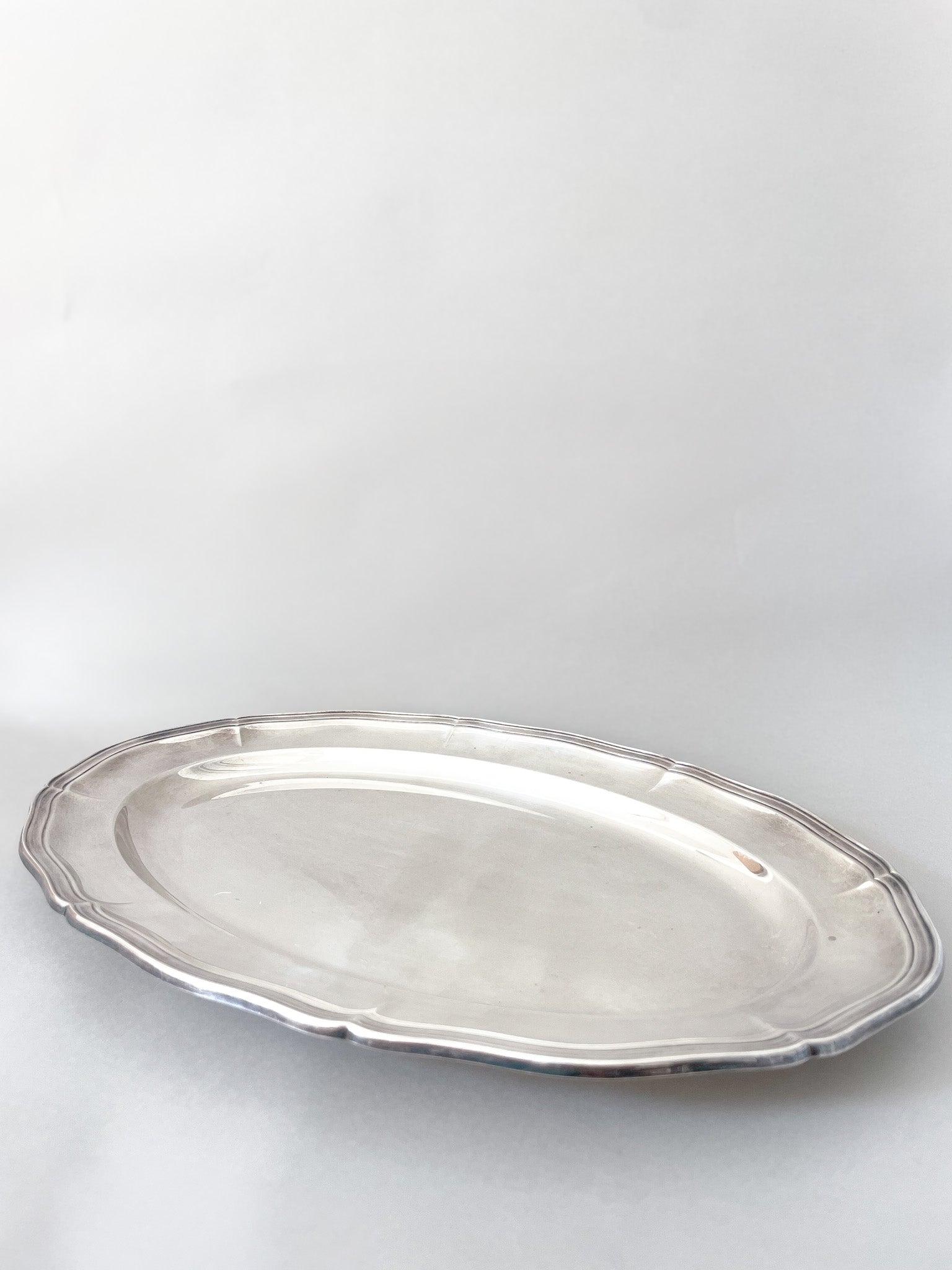 Posrebrzana taca no.7