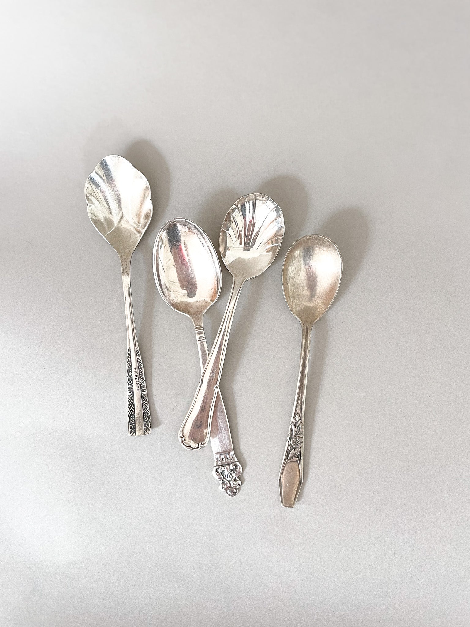 Posrebrzane łyżeczki no.5
