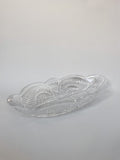 Kryształowa owalna misa no.14