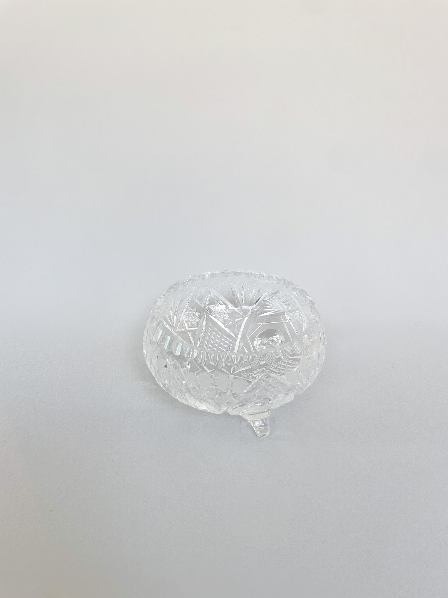 Kryształowa misa na nóżkach no.27